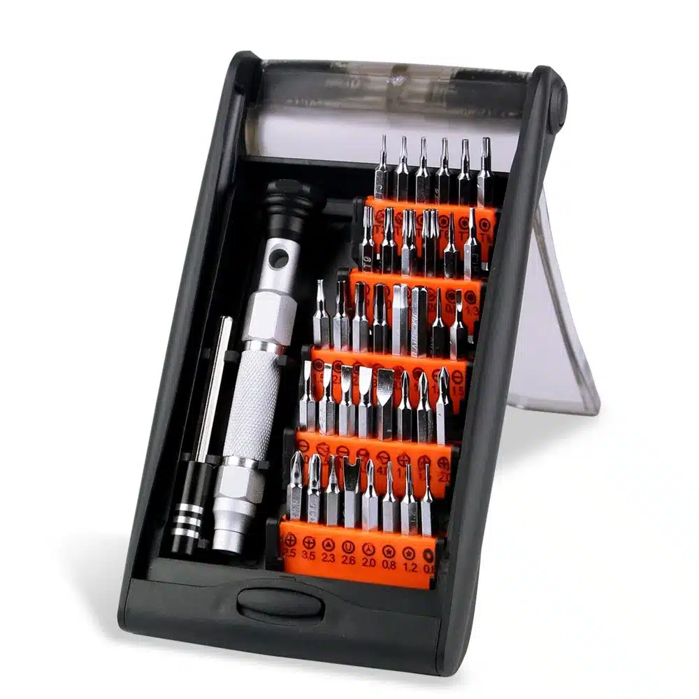 JAKEMY JM-8151 38 in 1 Portable Hardware Hand Tools Set Precision Screwdriver Set Multifunction Tablet PC Phone Repair Tool Kit 9