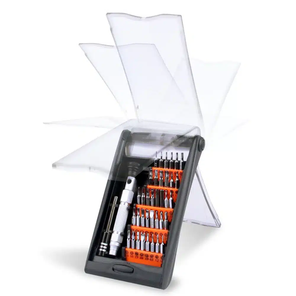 JAKEMY JM-8151 38 in 1 Portable Hardware Hand Tools Set Precision Screwdriver Set Multifunction Tablet PC Phone Repair Tool Kit 10