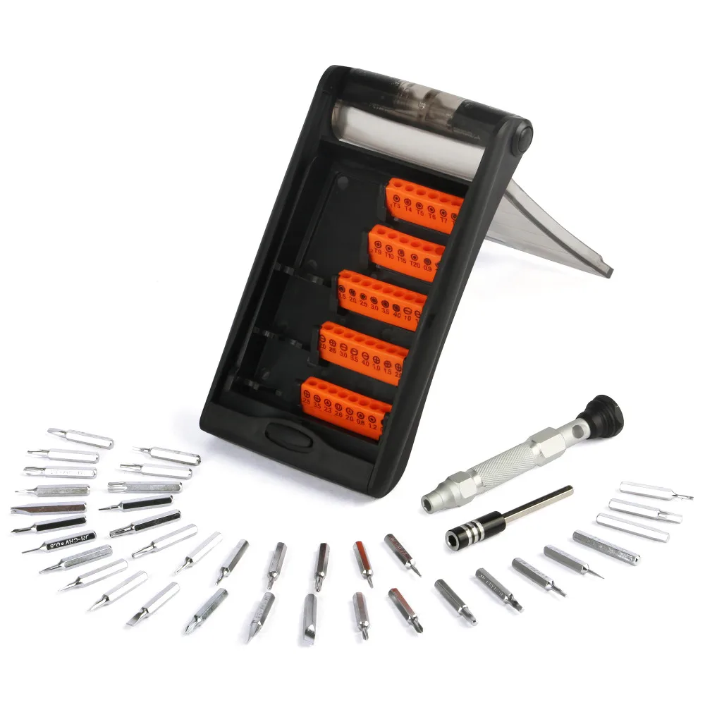 JAKEMY JM-8151 38 in 1 Portable Hardware Hand Tools Set Precision Screwdriver Set Multifunction Tablet PC Phone Repair Tool Kit 11