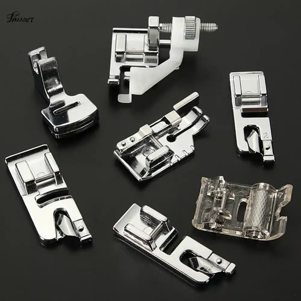 Multifunction 32pcs Presser Sewing Machines Foot Feet Snap On Sewing Domestic Household Sewing Tools Set Box 2018Dropshipping 17