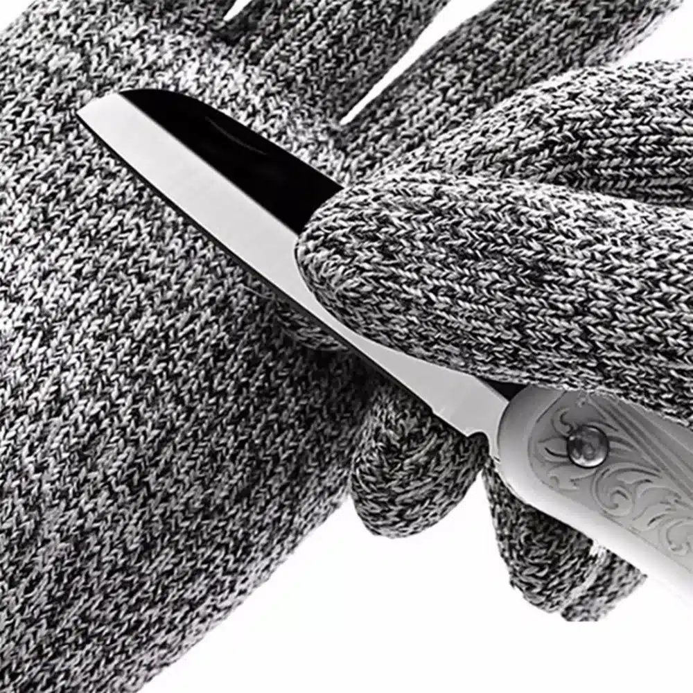 Cut-resistant Anti-Knife Glove Chain Saw Safty Gloves Level 5 Protection Hunting Survival Gear Travel Tool Camping Size L XL 22