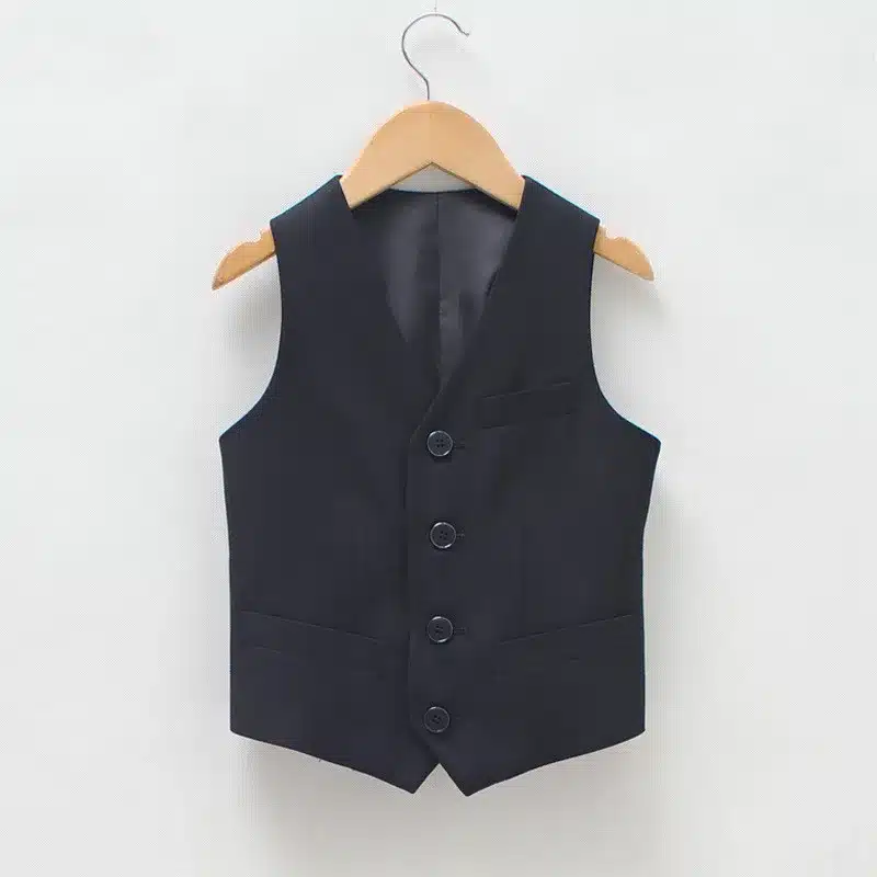 5pcs/set Boys Blazer Suits Kid Boy Wedding Suits Black Blue and Red Blazer Dress Costume Garcon Formal Blazer Suits 16