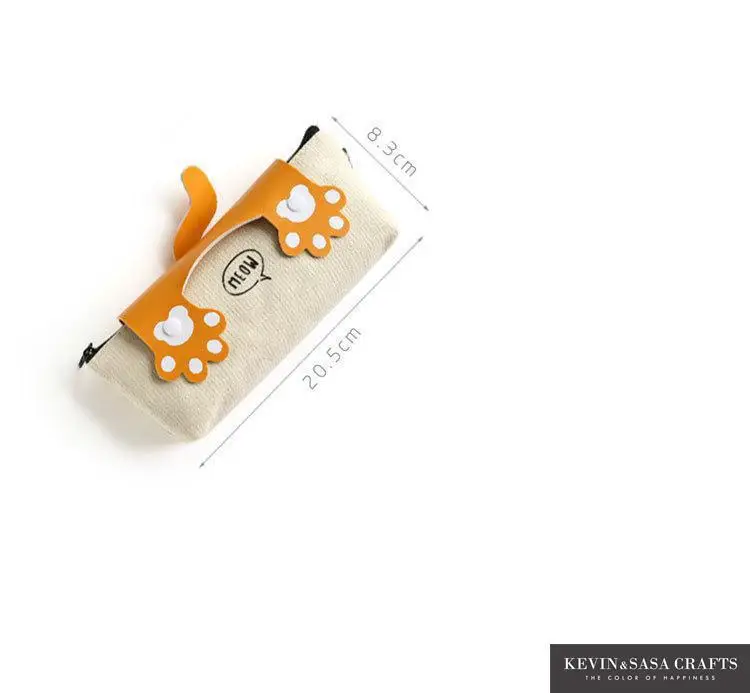 Cats Pencil Case Fabric Quality School Supplies Bts Stationery Gift School Cute Pencil Box Pencilcase Pencil Bag School Tools 17