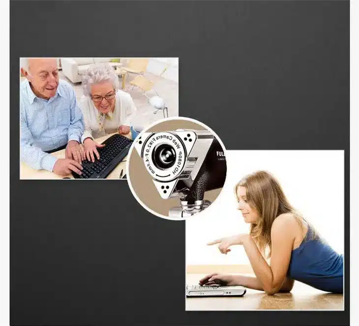 AONI Webcam 1920*1080 HD Computer Web Cam For Laptop Desktop Smart TV USB Plug and Play Low-light Gain 1080P Web Camera With MIC 13