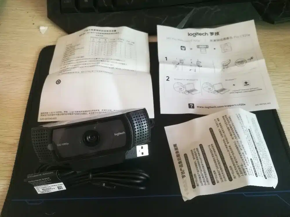 Logitech HD Pro Webcam C920e, Widescreen Video Calling and Recording,1080p Camera, Desktop or Laptop Webcam,C920 upgrade version 15