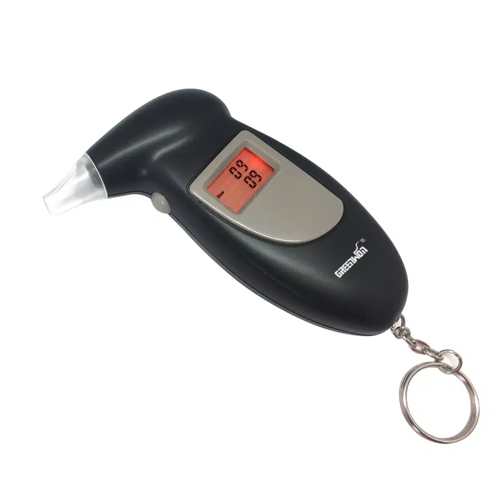 Quick Response Professional LCD Alcohol Tester Digital Alcohol Detector Breathalyzer 2017 Police Alcotester Backlight Display 20