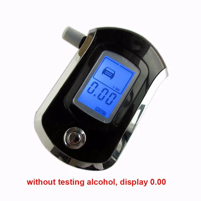 2017 Professional Mini Police Digital LCD Screen Breath Alkohol Alcohol Tester Breathalyzer AT6000 Bafometro Alcoholimetro 16