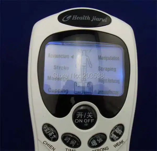 TENS Body Healthy care Digital meridian therapy massager machine Slim Slimming Muscle Relax Fat Burner pain new 2*4 pads massage 6