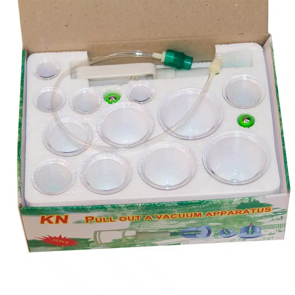 12 pcs/ Set Body Cupping Set Chinese Health Care Medical Vacuum Cupping Set Massage Therapy Kit Relaxation Healthy Massage Set 7