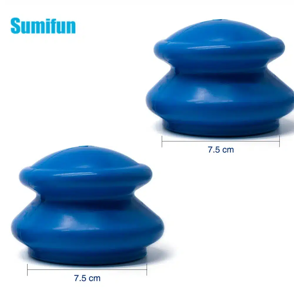 2 Pcs/Set Chinese Cupping Therapy Sets Silicone Cups Massage Cupping Slimming Acupuncture Machine Therapy Health D0706 8