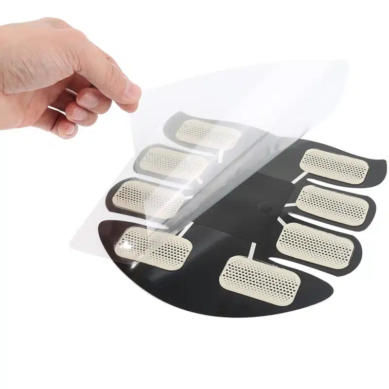 New EMS Abdominal Muscle Exerciser Trainer Smart ABS Stimulator Fitness Gym ABS Stickers Pad Body Loss Slimming Massager Unisex 6