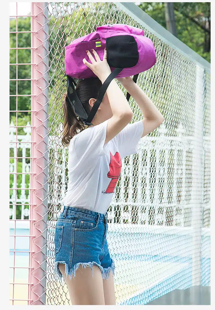 Women Nylon waterproof Backpacks journey Rucksacks Portable Hand Backpack For teenagers Girls Ladies School Travel Shoulder Bag 20