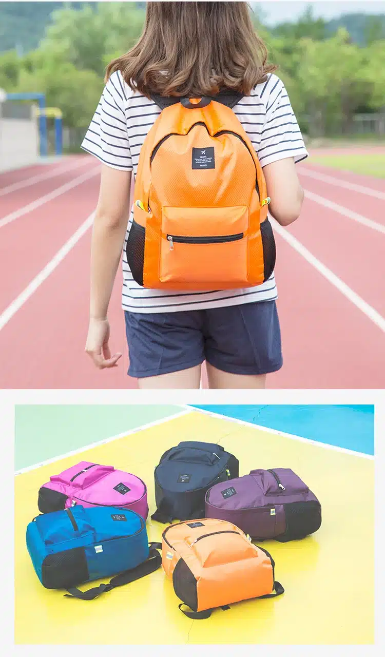 Women Nylon waterproof Backpacks journey Rucksacks Portable Hand Backpack For teenagers Girls Ladies School Travel Shoulder Bag 21