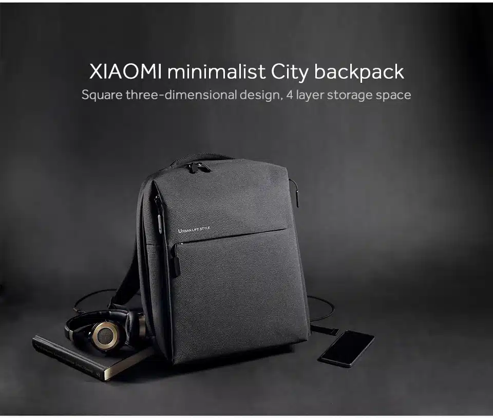 Original XiaomI Mi Backpack Urban Life Style Shoulders Bag Rucksack Daypack School Bag Duffel Bag Fits 14 inch Laptop portable 13