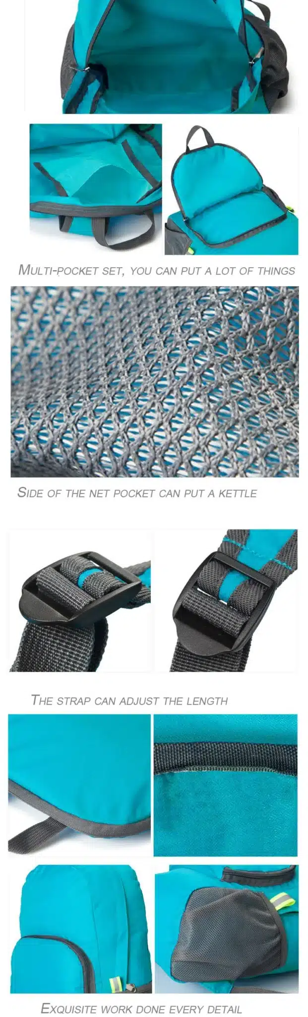 IUX Brand Design Backpack for Men Travel Polyester Bags Waterproof Shoulder Bags Computer Packsack backpack male Wholesale 7