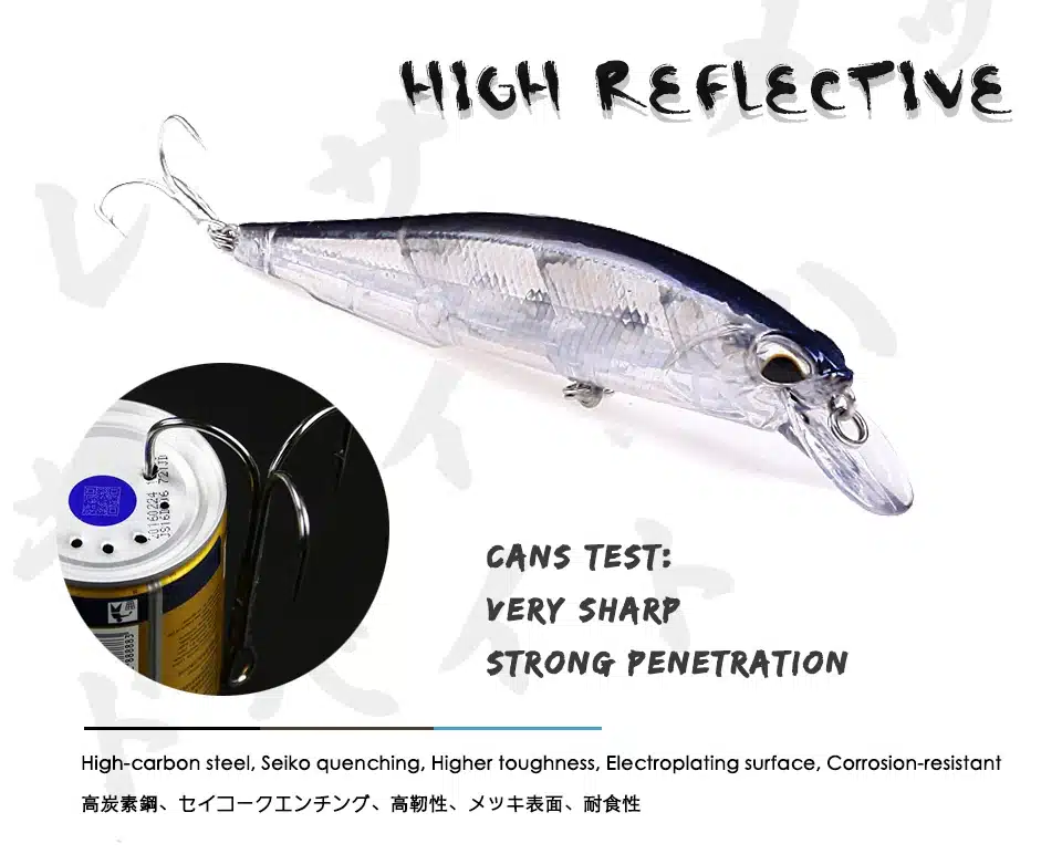 WALK FISH Professional Minnow Hard Fishing Lures Bait 5color 11cm 14g Minnow depth0.8-1.5m Swim Bait 8