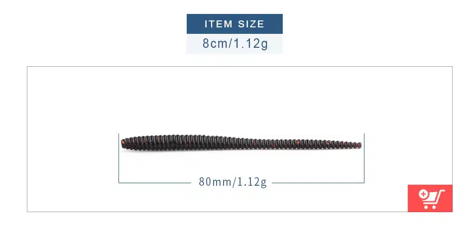 MEREDITH Floating Trout Worm Soft Baits 60mm 80mm Artificial Fishing Lures Sea Worms Earthworm Fishing Soft Lures Wobblers 19