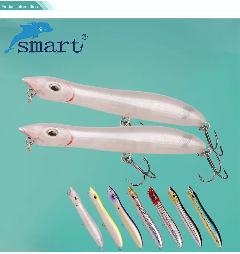 SMART Fishing Lure 105mm 10.33g Top Water Pencil Bait For Seabass Isca Artificial Para Pesca Leurre Souple Peche Fishing Tackle 2