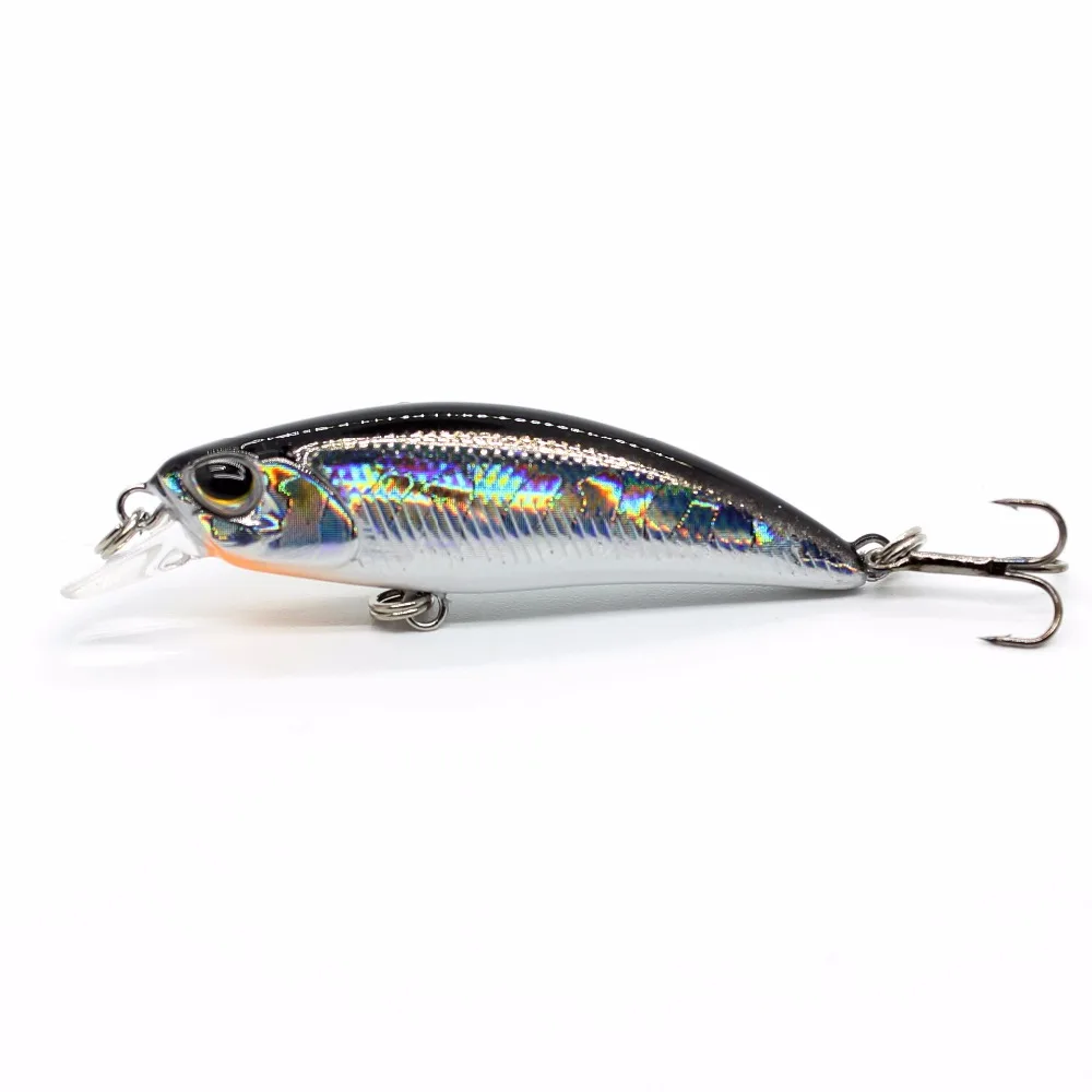 AOCLU wobblers Jerkbait 8 Colors 5cm 4.0g Hard Bait Small Minnow Crank Fishing lures Bass Fresh Salt water tackle sinking lure 10
