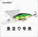 1PCS Fishing Wobbler 10g/8cm Suspend Minnow Pike Bass Fishing Lures With 6# Owner Hook peche isca artificial 9