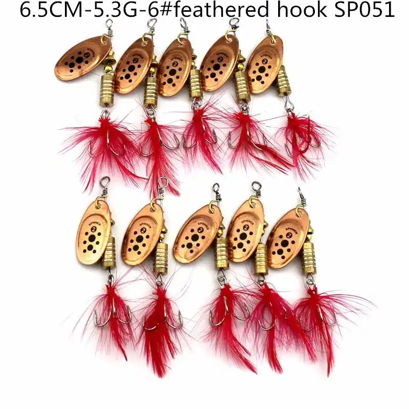 HENGJIA 10pcs Mixed size Metal Sequin Spinnerbait Fishing Lure Spoon Bait Fishing Tackle 20 kinds pesca peche japan lure fishing 20