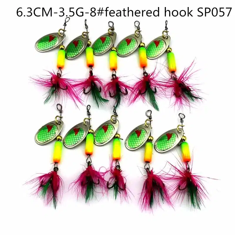 HENGJIA 10pcs Mixed size Metal Sequin Spinnerbait Fishing Lure Spoon Bait Fishing Tackle 20 kinds pesca peche japan lure fishing 26