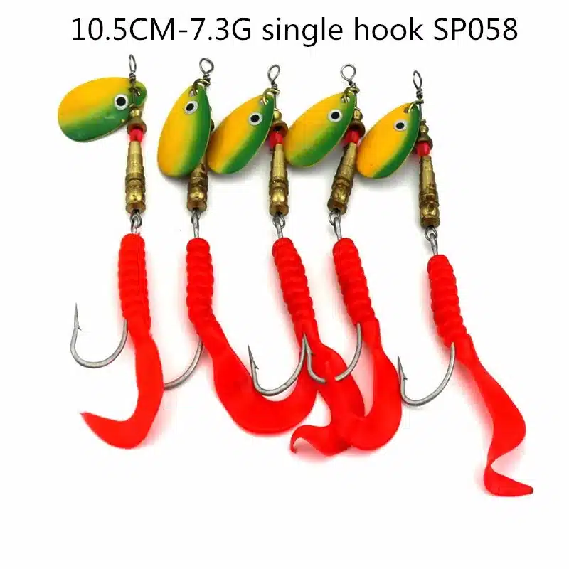 HENGJIA 10pcs Mixed size Metal Sequin Spinnerbait Fishing Lure Spoon Bait Fishing Tackle 20 kinds pesca peche japan lure fishing 27