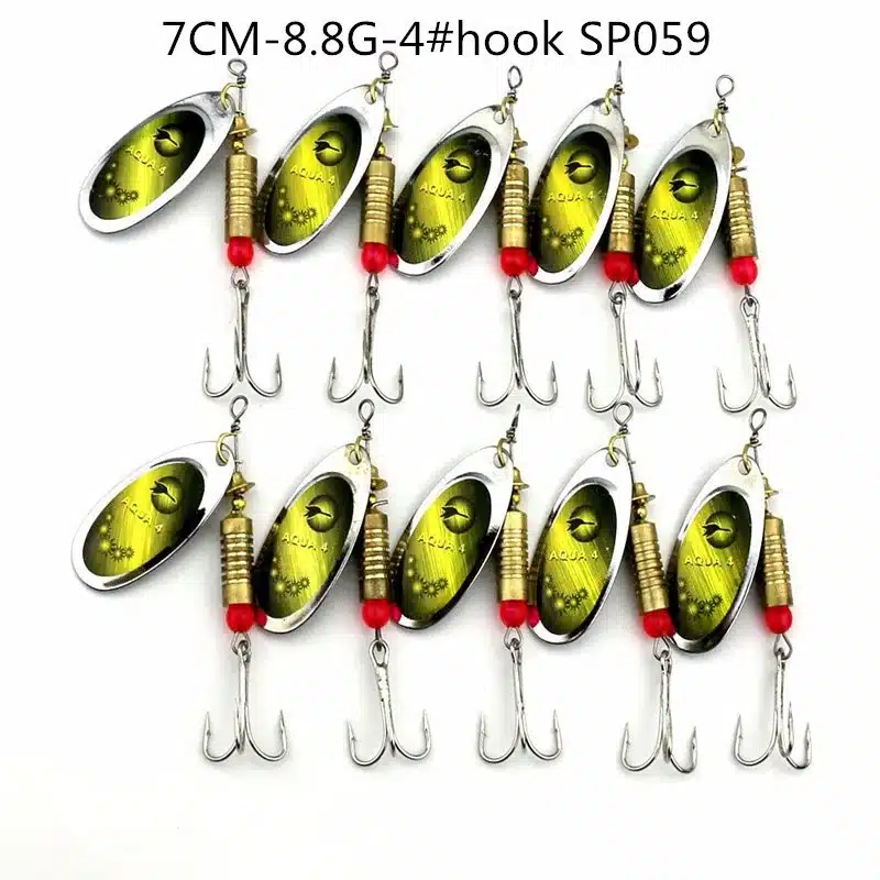 HENGJIA 10pcs Mixed size Metal Sequin Spinnerbait Fishing Lure Spoon Bait Fishing Tackle 20 kinds pesca peche japan lure fishing 28