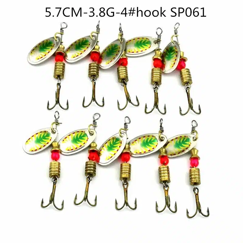HENGJIA 10pcs Mixed size Metal Sequin Spinnerbait Fishing Lure Spoon Bait Fishing Tackle 20 kinds pesca peche japan lure fishing 30