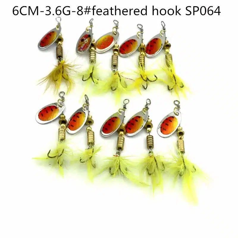 HENGJIA 10pcs Mixed size Metal Sequin Spinnerbait Fishing Lure Spoon Bait Fishing Tackle 20 kinds pesca peche japan lure fishing 33