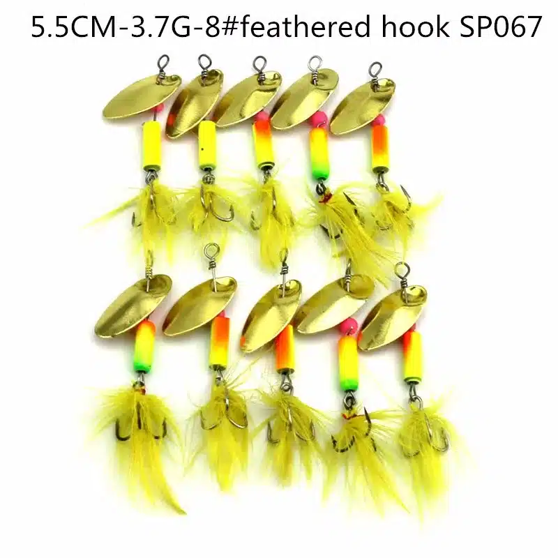 HENGJIA 10pcs Mixed size Metal Sequin Spinnerbait Fishing Lure Spoon Bait Fishing Tackle 20 kinds pesca peche japan lure fishing 36