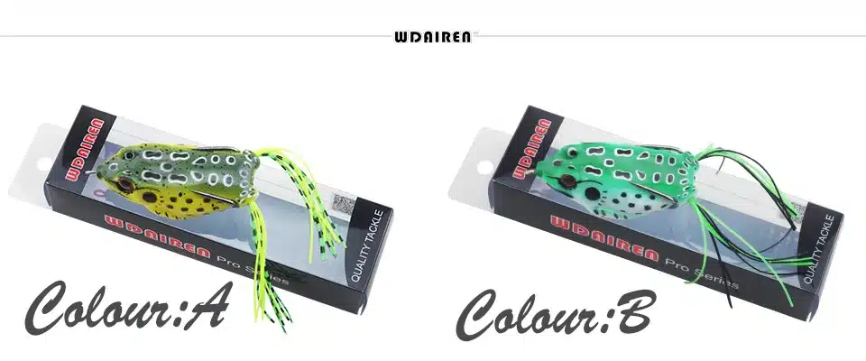 WDAIREN High Quality Kopper Live Target Frog Lure 6cm/12g Snakehead Lure Topwater Simulation 1Pcs Frog Fishing Lure WD-036 21