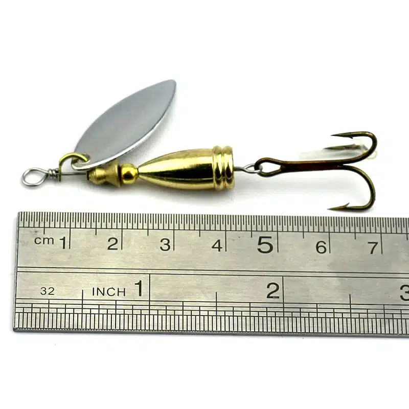 YeMuLang 1 piece Spinner Metal Fishing Lures Artificial Spoon Lures With 6# Hook Bass Hard Bait For Fishing Tackles Pesca 15