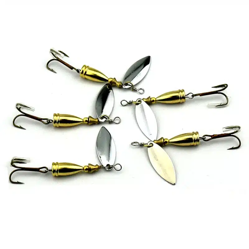 YeMuLang 1 piece Spinner Metal Fishing Lures Artificial Spoon Lures With 6# Hook Bass Hard Bait For Fishing Tackles Pesca 16