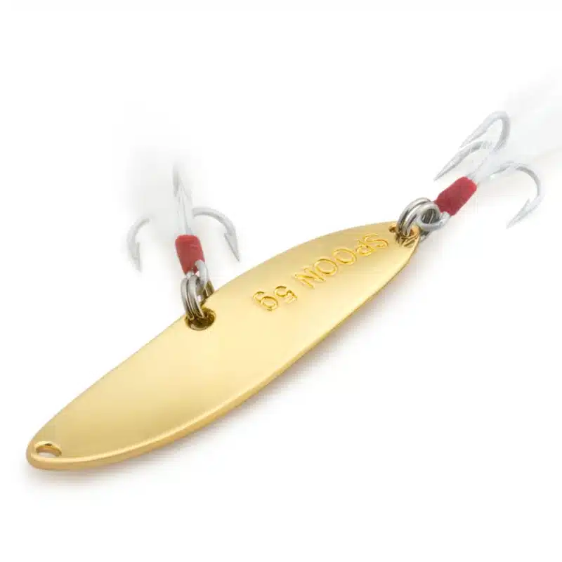 Hyperbola Sequins Lure Spoon Metal spinner spoon Artificial Bait hard Fake baits feather hooks Culter perch Fishing lure 7