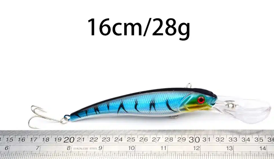 1PCS 16cm 28g Wobbler Fishing Lure Big Crankbait Minnow Peche Bass Trolling Artificial Bait Pike Carp lures Peche Fishing tackle 18