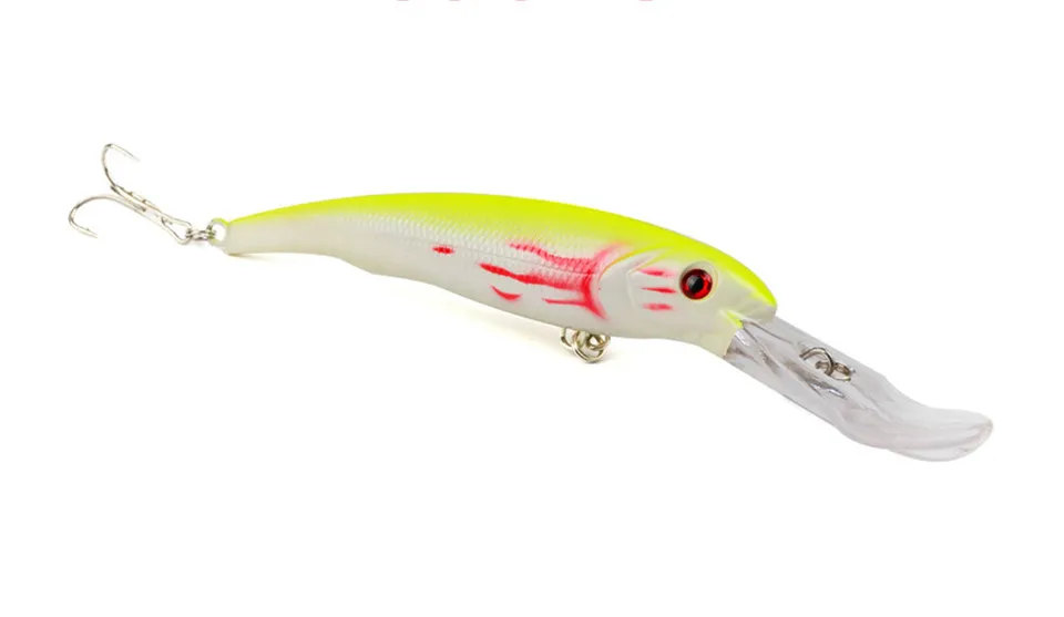 1PCS 16cm 28g Wobbler Fishing Lure Big Crankbait Minnow Peche Bass Trolling Artificial Bait Pike Carp lures Peche Fishing tackle 26