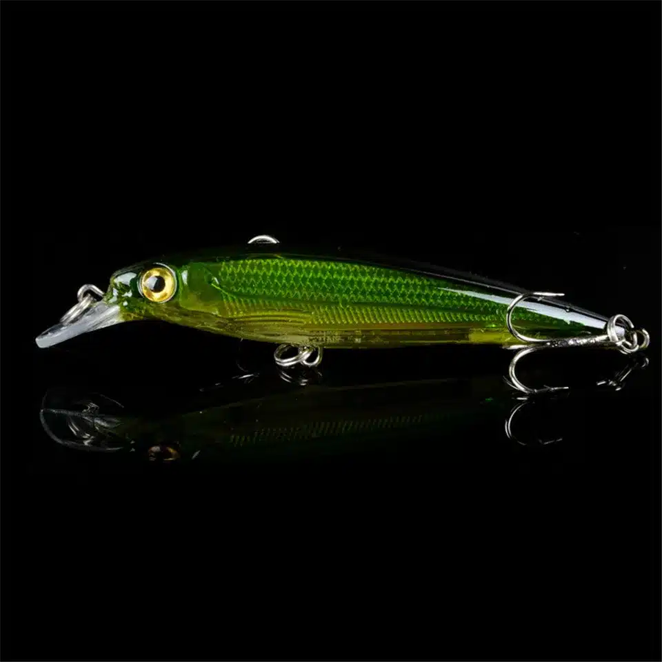 1PCS Floating Minnow Fishing Lure Laser Hard Artificial Bait 3D Eyes 11cm 13.4g Fishing Wobblers Crankbait Minnows 14