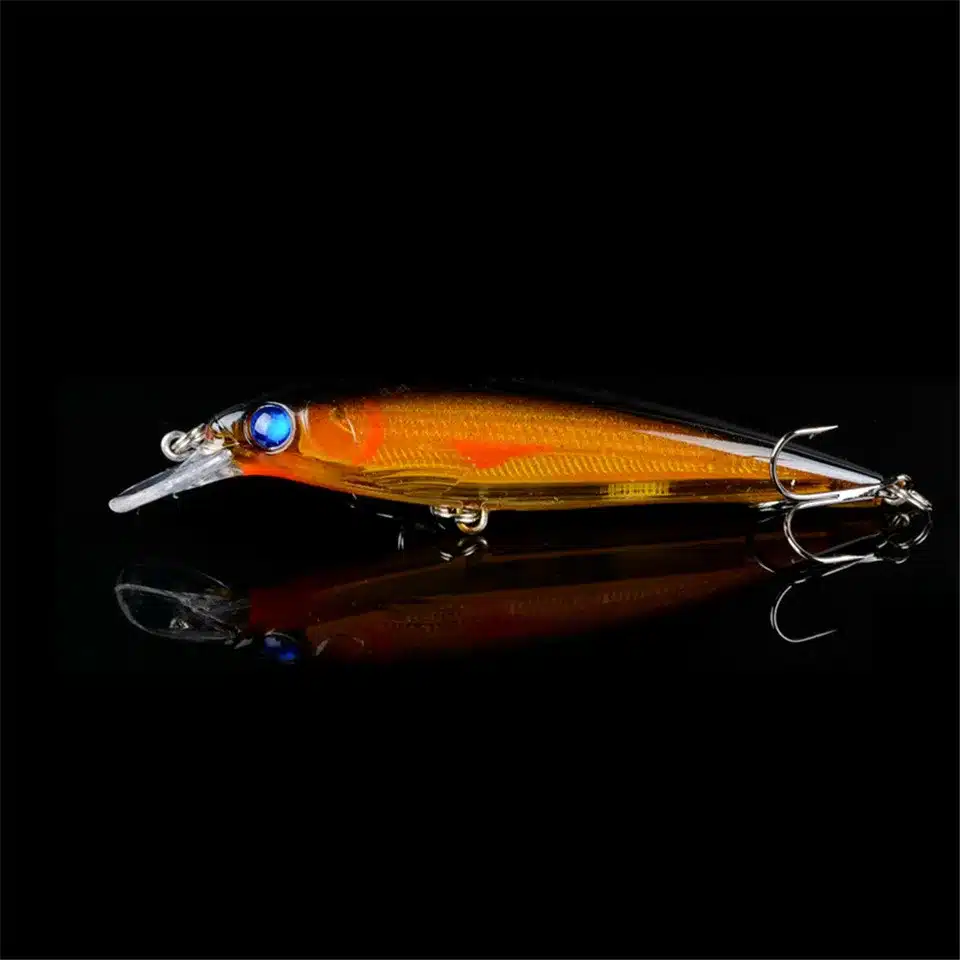 1PCS Floating Minnow Fishing Lure Laser Hard Artificial Bait 3D Eyes 11cm 13.4g Fishing Wobblers Crankbait Minnows 15