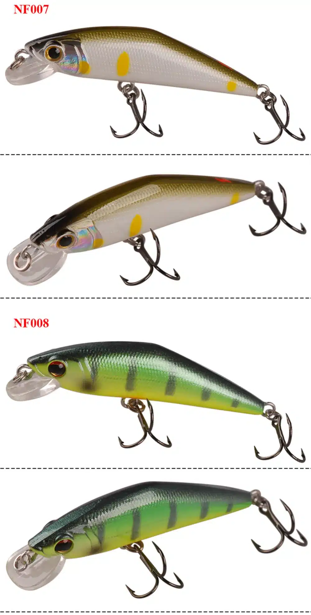 SMART Minnow Bait 50mm3.6g Sinking Hard Fishing Lure VMC Hook Isca Artificial Para Pesca Leurre Peche Fishing Wobblers Kunstaas 16