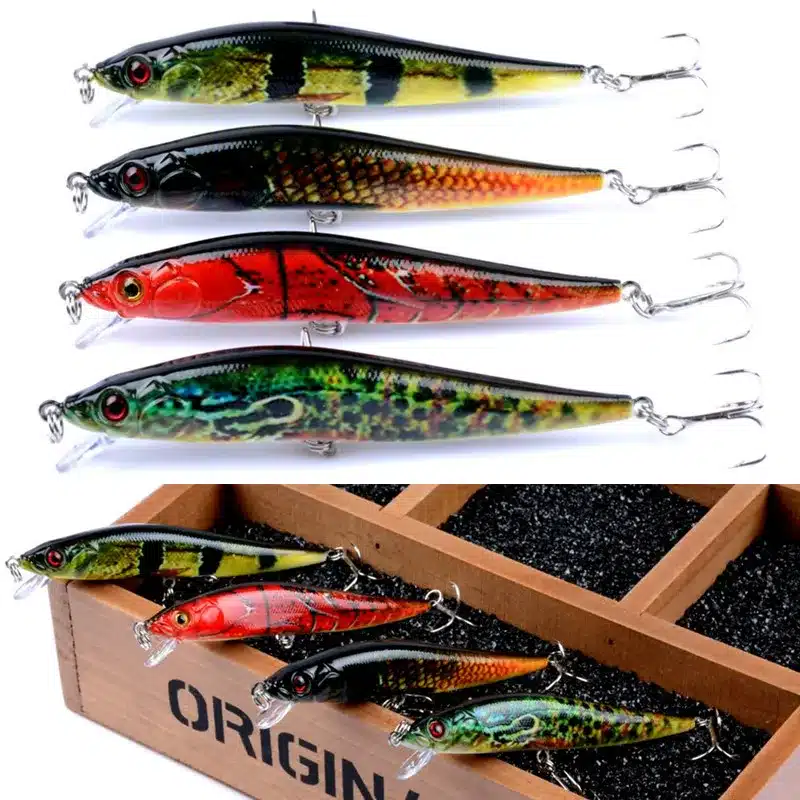 1Pcs 10cm 10g Minnow Fishing Lure Wobblers Crankbait artificiais para pesca Japan Hard Bait Swimbait fishing tackle FA-412 12