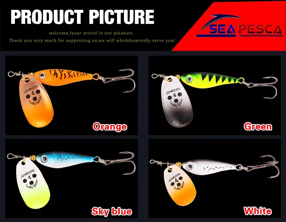 SEAPESCA Baits Sequins 11g 15g 20g isca artificial Metal wobbler fishing lure minnow Spoon carp fishing free shiping ZB194 20