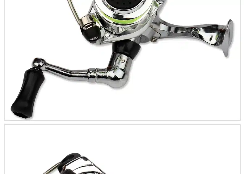 EMMROD HOT Mini100 Pocket Spinning Fishing Reel Alloy Fishing Tackle Small Spinning Reel 4.3:1 Metal wheel pesca Small Reel 6