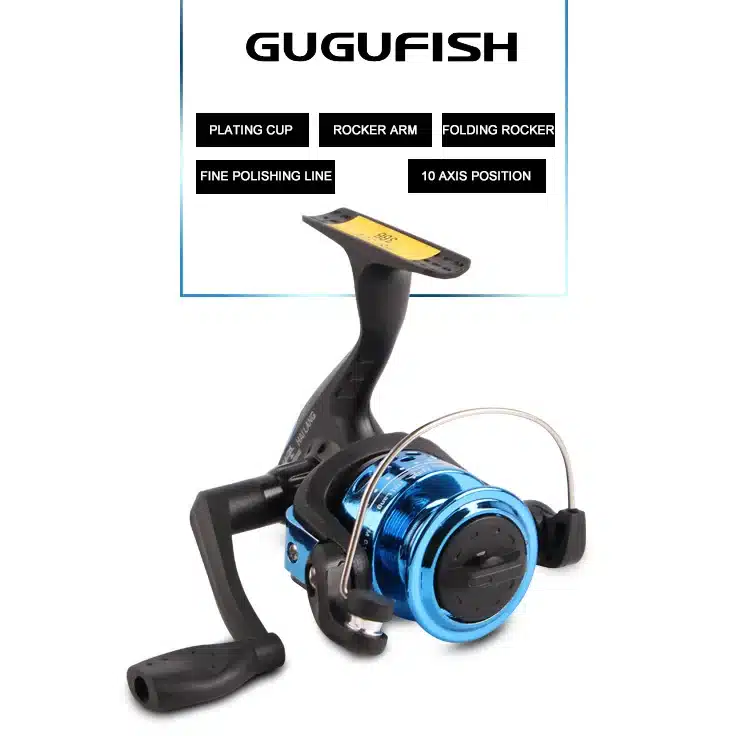 GUGUFISH Folding Spinning Fishing Reels Wheel Spinning Reel Pardew Lure Wheel Vessel Bait Casting Flying Fishing Trolling 11