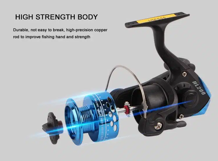 GUGUFISH Folding Spinning Fishing Reels Wheel Spinning Reel Pardew Lure Wheel Vessel Bait Casting Flying Fishing Trolling 13