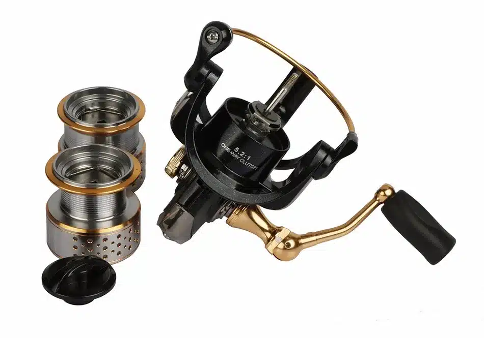 Tsurinoya spinning reel + one spare spool fishing reel 2000 series 9BB carp reel drag power 6KG 23