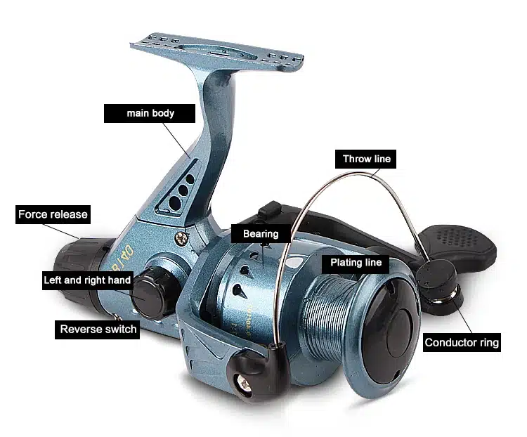 GUGUFISH Fishing Reels Spinning wheel Right and left hand interchangeable Metal Spool Long Distance Throwing 11