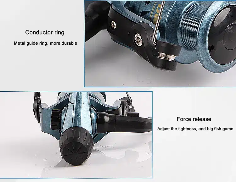 GUGUFISH Fishing Reels Spinning wheel Right and left hand interchangeable Metal Spool Long Distance Throwing 17