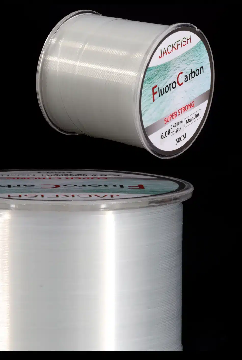JACKFISH 500M Fluorocarbon fishing line 5-30LB Super strong brand Main Line clear fly fishing line pesca 7