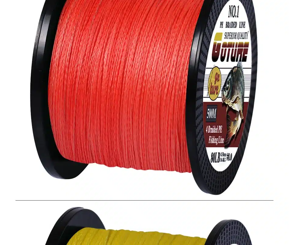 Goture PE Braided Fishing Line Multifilament 500M 4 Strands Cord Carp Fishing Lines For Saltwater 8 10 20 30 40 60 80 LB 12